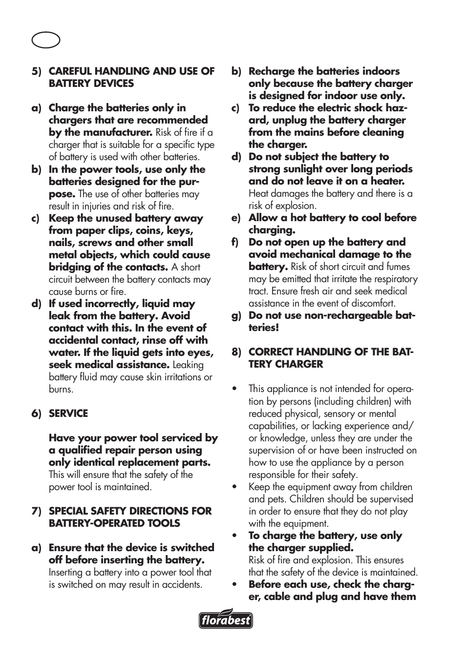 Florabest FAT 18 B3 User Manual | Page 10 / 132