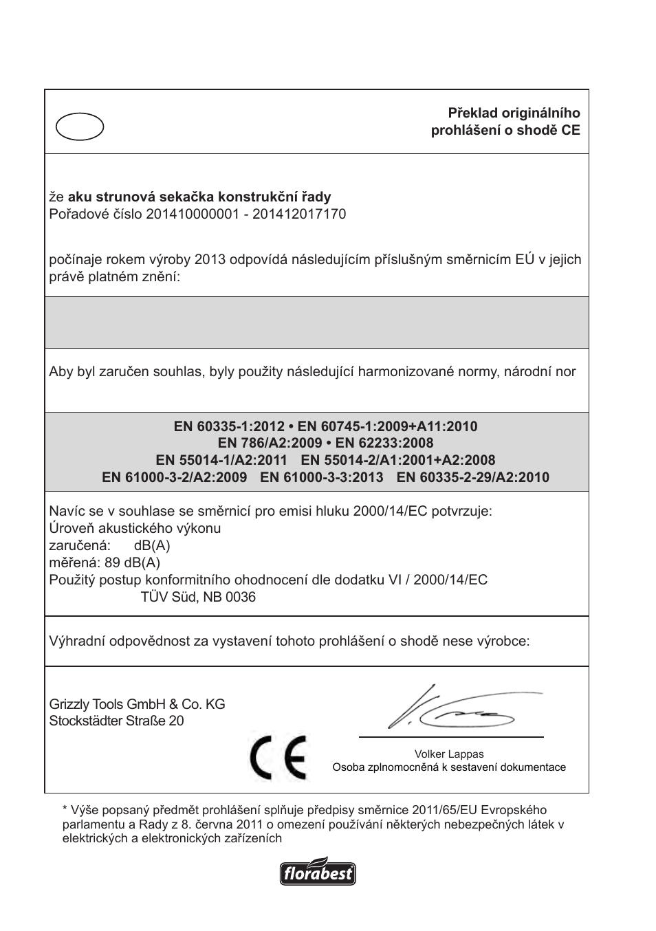 Florabest FAT 18 B3 User Manual | Page 126 / 132