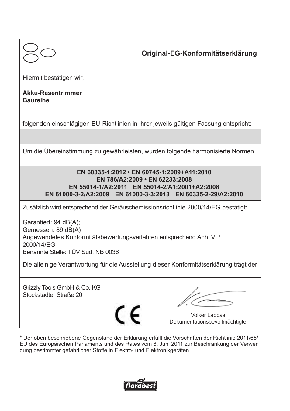 Florabest FAT 18 B3 User Manual | Page 128 / 132