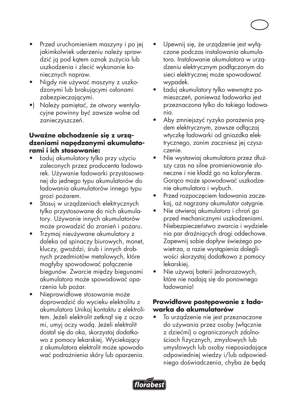 Florabest FAT 18 B3 User Manual | Page 25 / 132