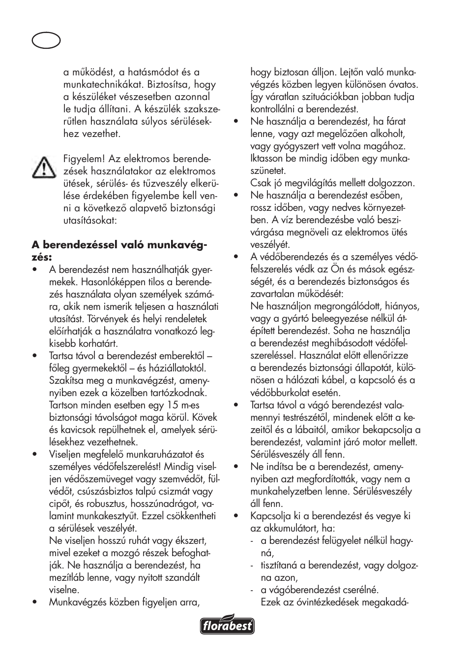 Florabest FAT 18 B3 User Manual | Page 40 / 132