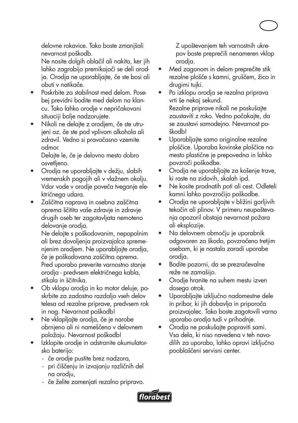 Florabest FAT 18 B3 User Manual | Page 59 / 132