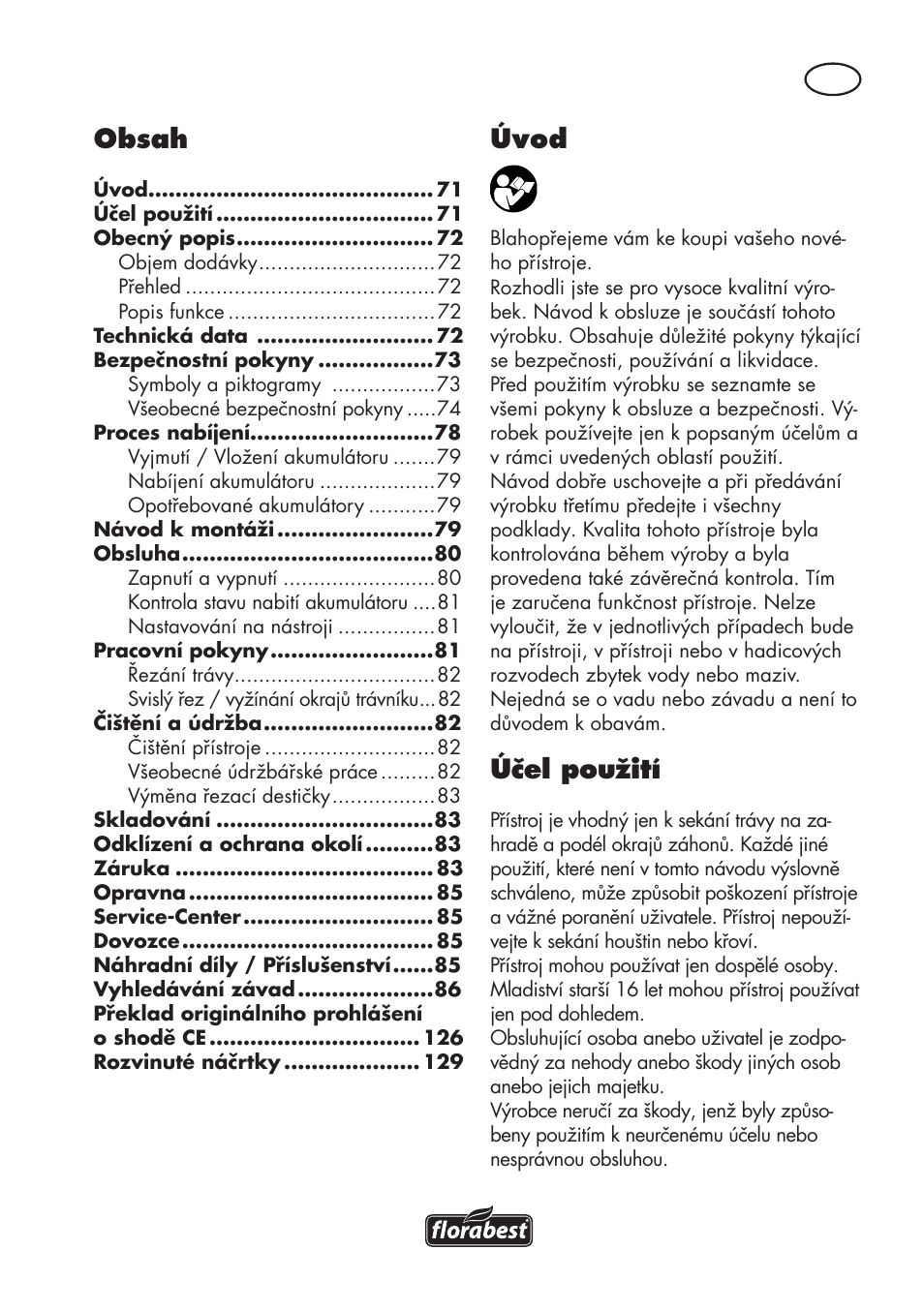 Florabest FAT 18 B3 User Manual | Page 71 / 132