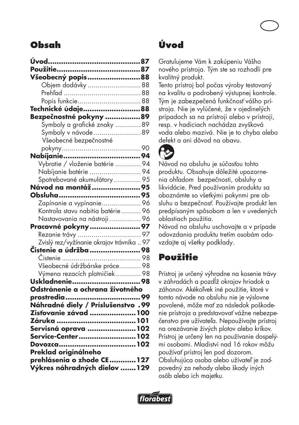 Florabest FAT 18 B3 User Manual | Page 87 / 132