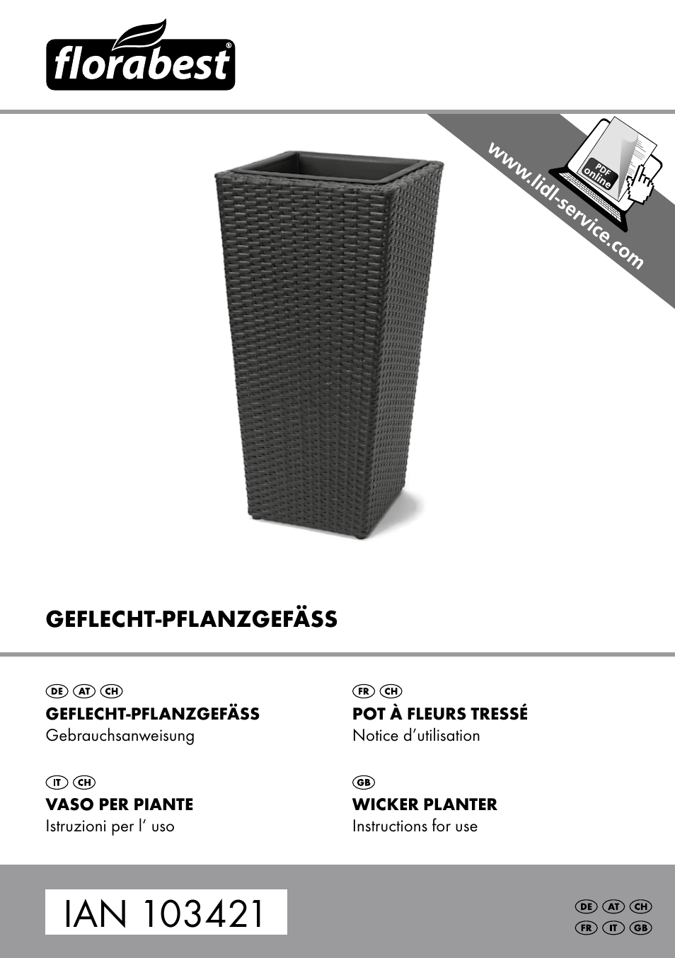 Florabest GP-1790 User Manual | 16 pages
