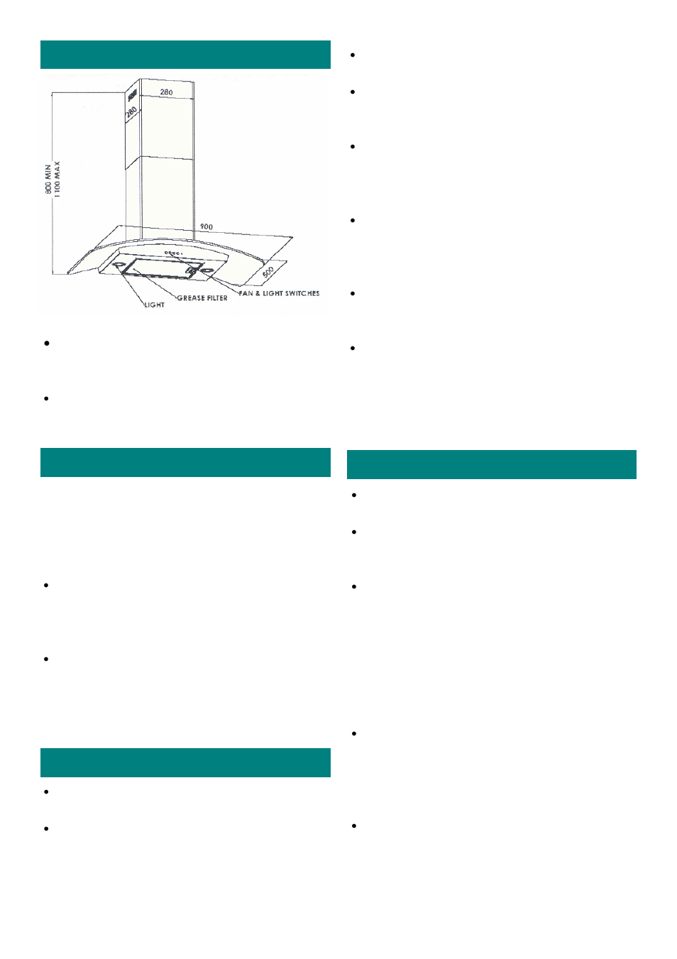 Electrical connection. safety advice, Description, Before use | Defy Appliances 900 C User Manual | Page 2 / 8