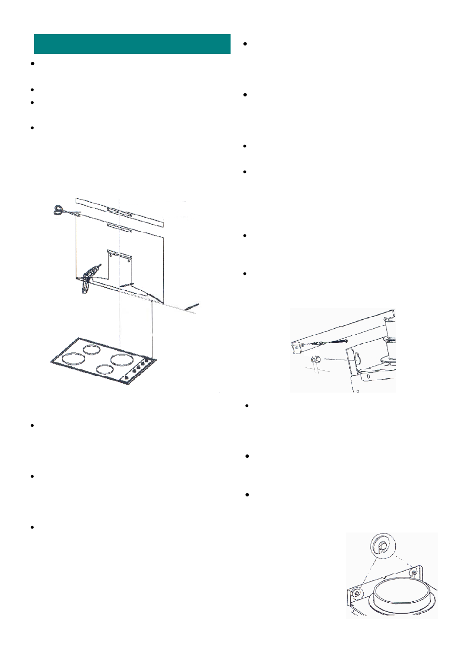 Installation, Remove the grease filter ( see page 5) | Defy Appliances 900 C User Manual | Page 4 / 8