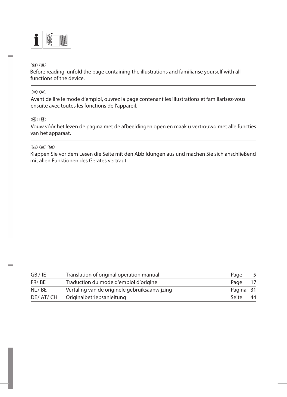 Florabest FRM 1800 B2 User Manual | Page 2 / 64