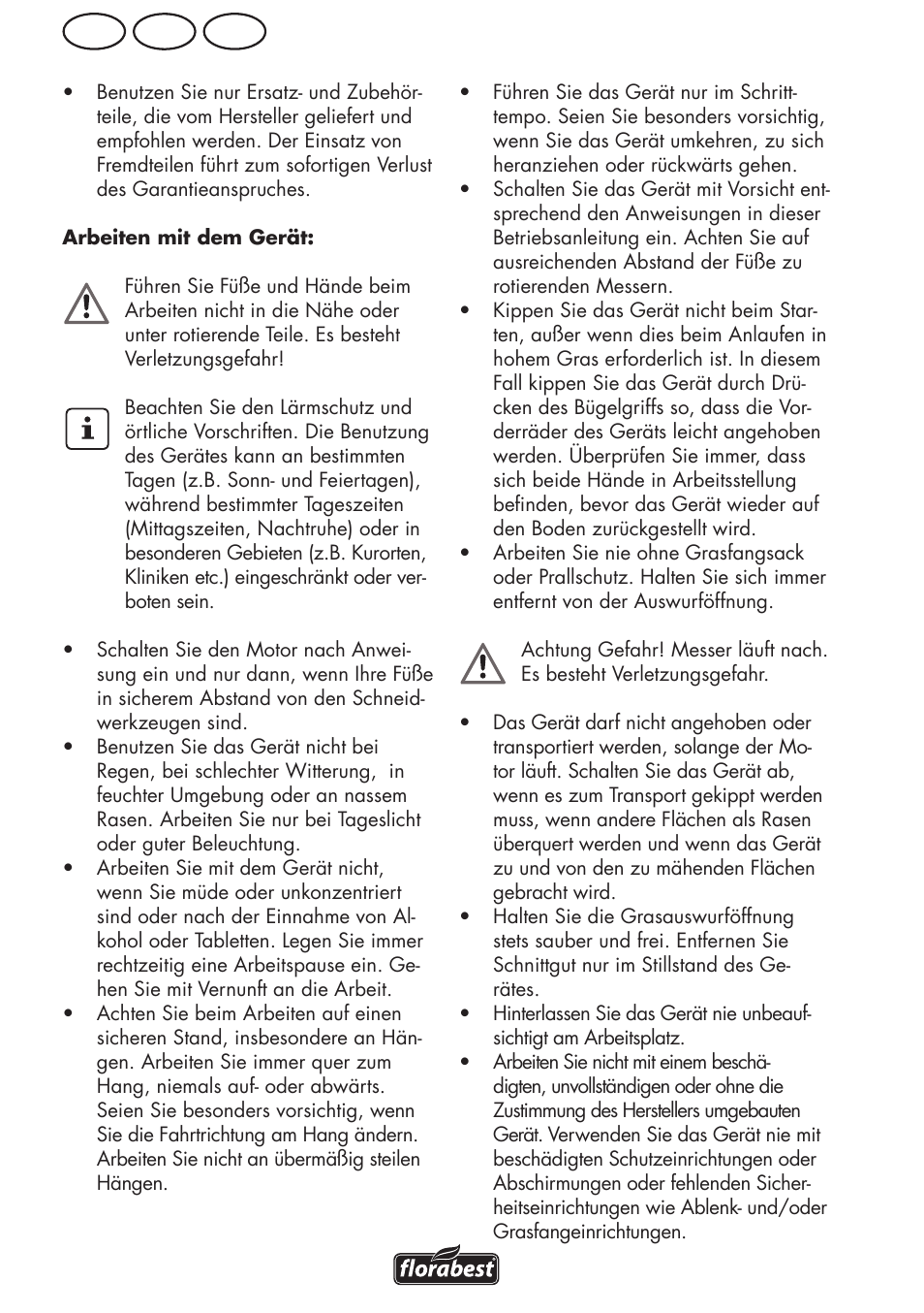 At de ch | Florabest FRM 1800 B2 User Manual | Page 48 / 64