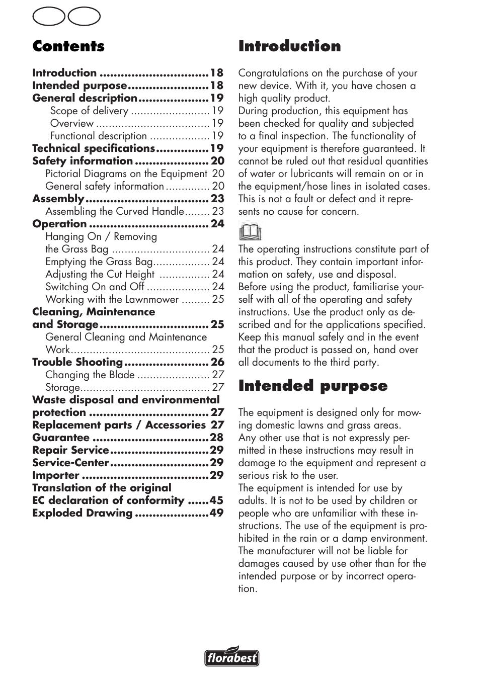 Florabest FRM 1800 B2 User Manual | Page 18 / 52