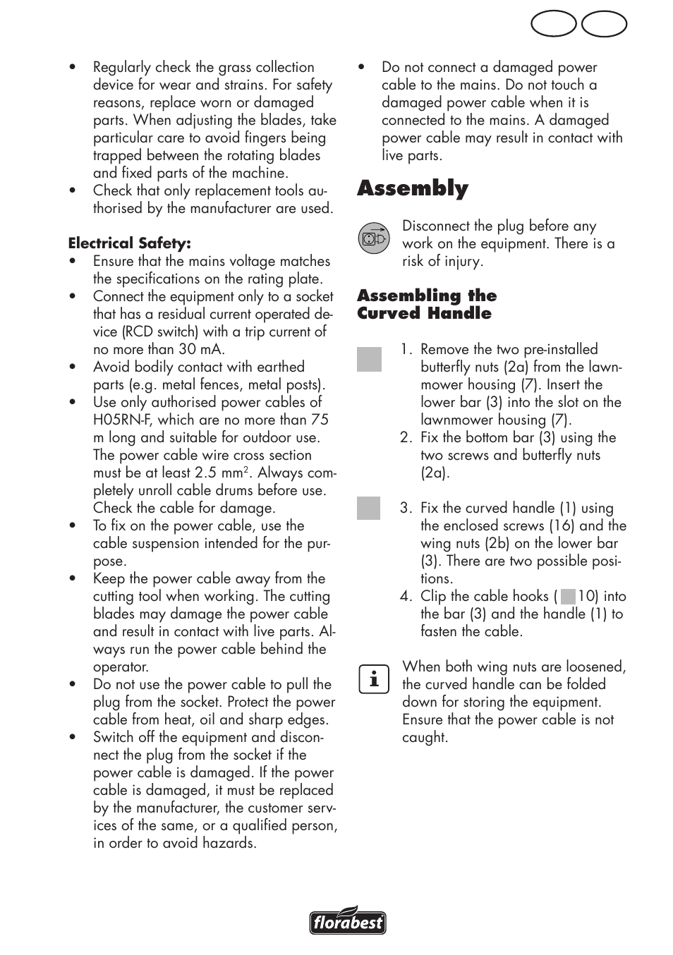 Assembly, Mt gb | Florabest FRM 1800 B2 User Manual | Page 23 / 52