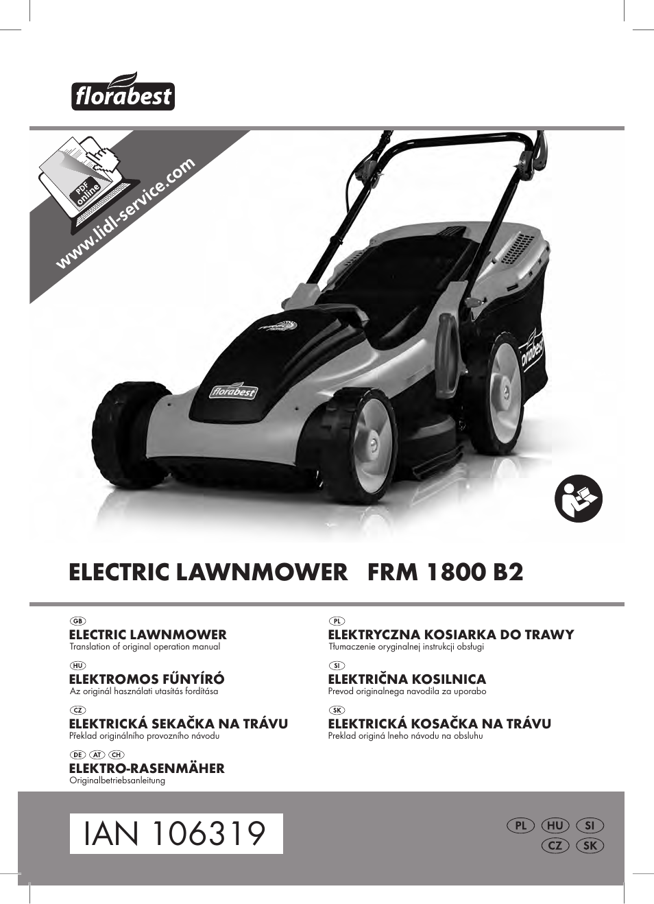 Florabest FRM 1800 B2 User Manual | 108 pages