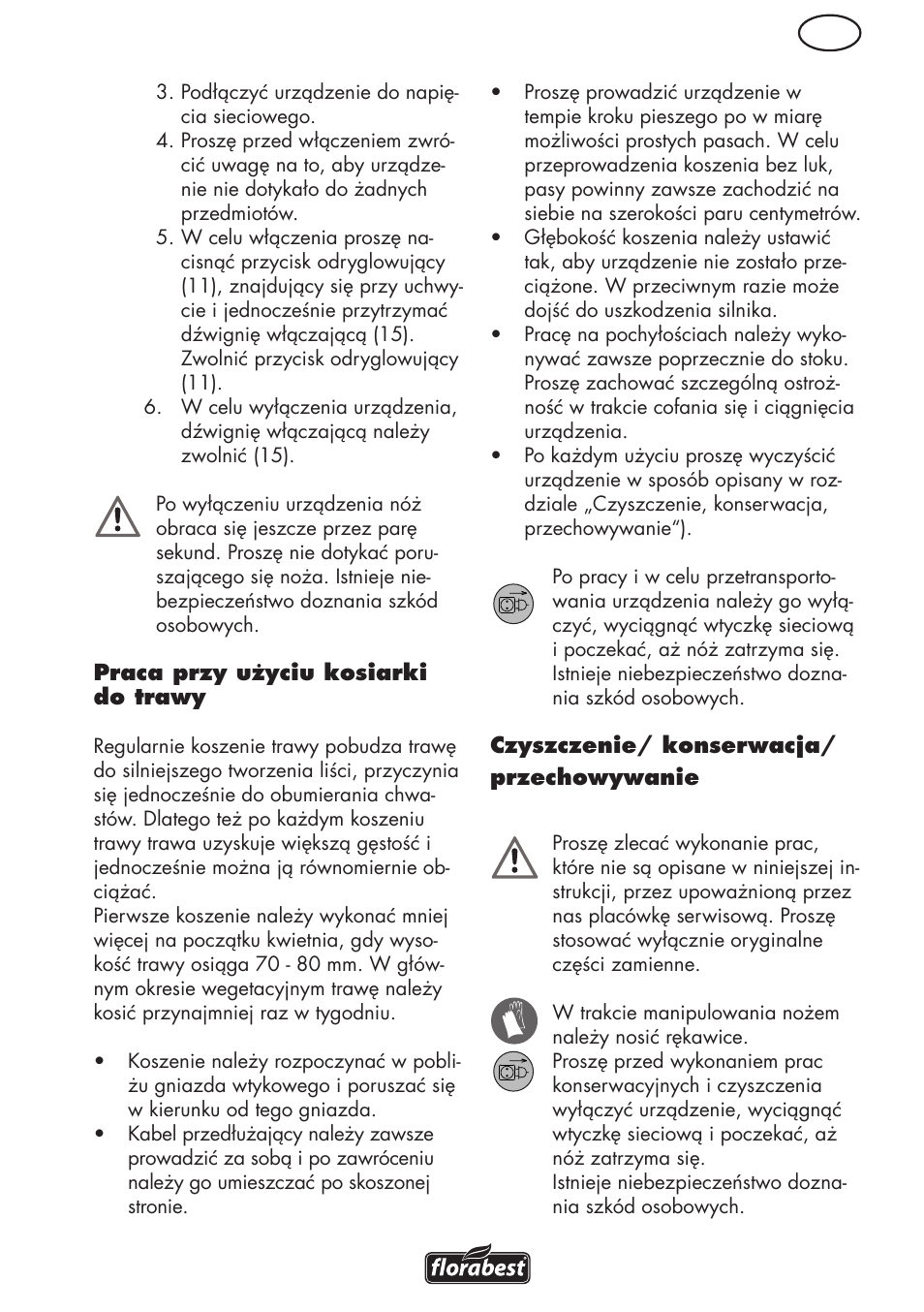 Florabest FRM 1800 B2 User Manual | Page 25 / 108