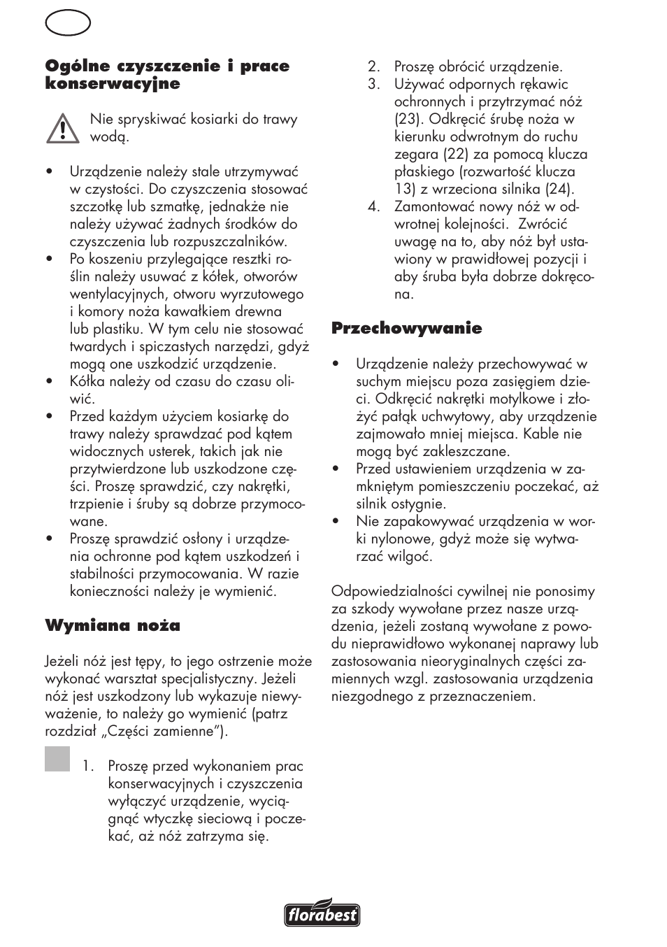 Florabest FRM 1800 B2 User Manual | Page 26 / 108