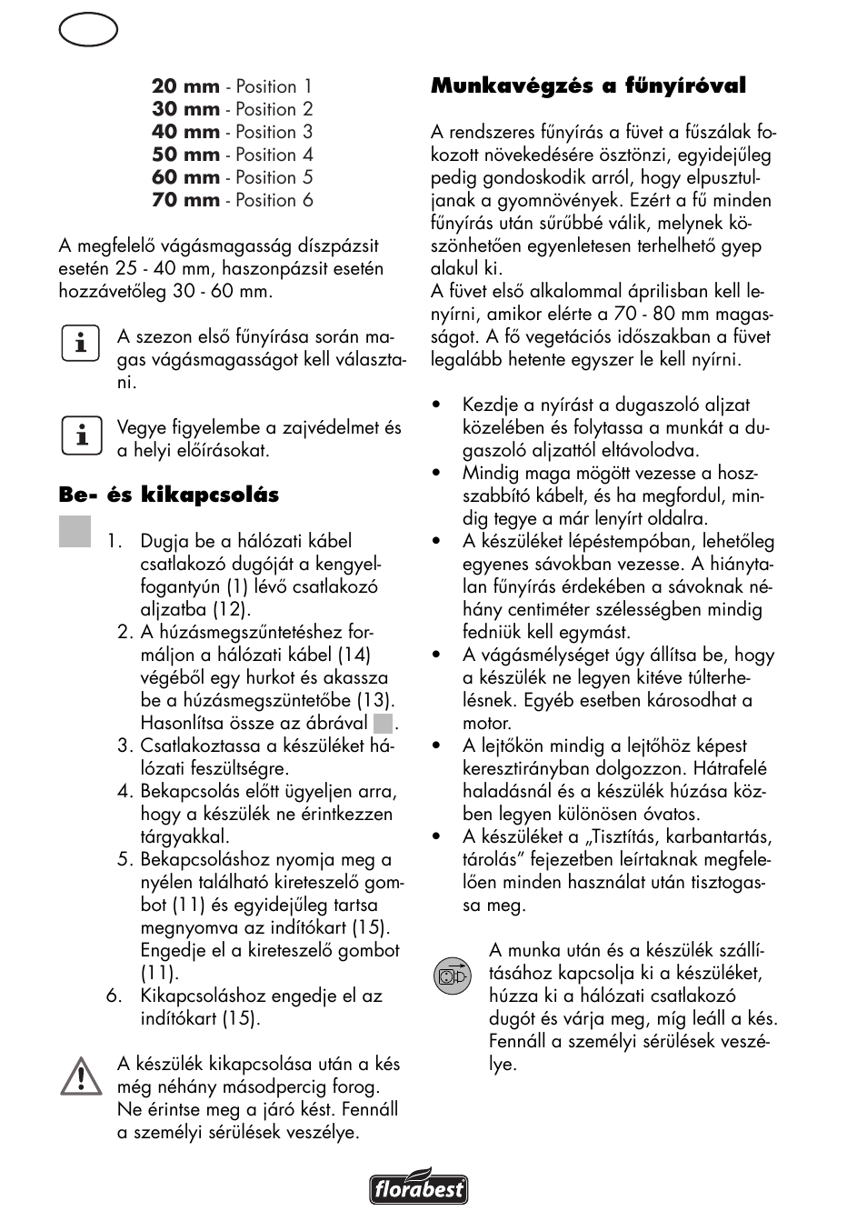 Florabest FRM 1800 B2 User Manual | Page 38 / 108