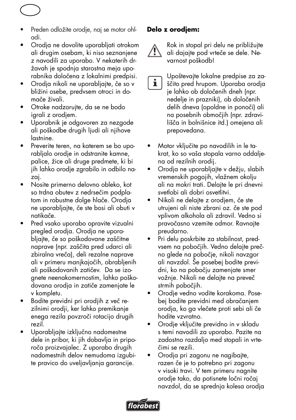 Florabest FRM 1800 B2 User Manual | Page 48 / 108