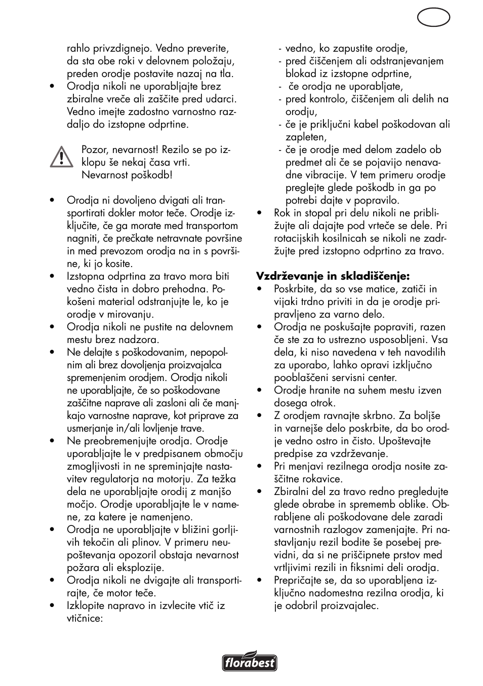 Florabest FRM 1800 B2 User Manual | Page 49 / 108