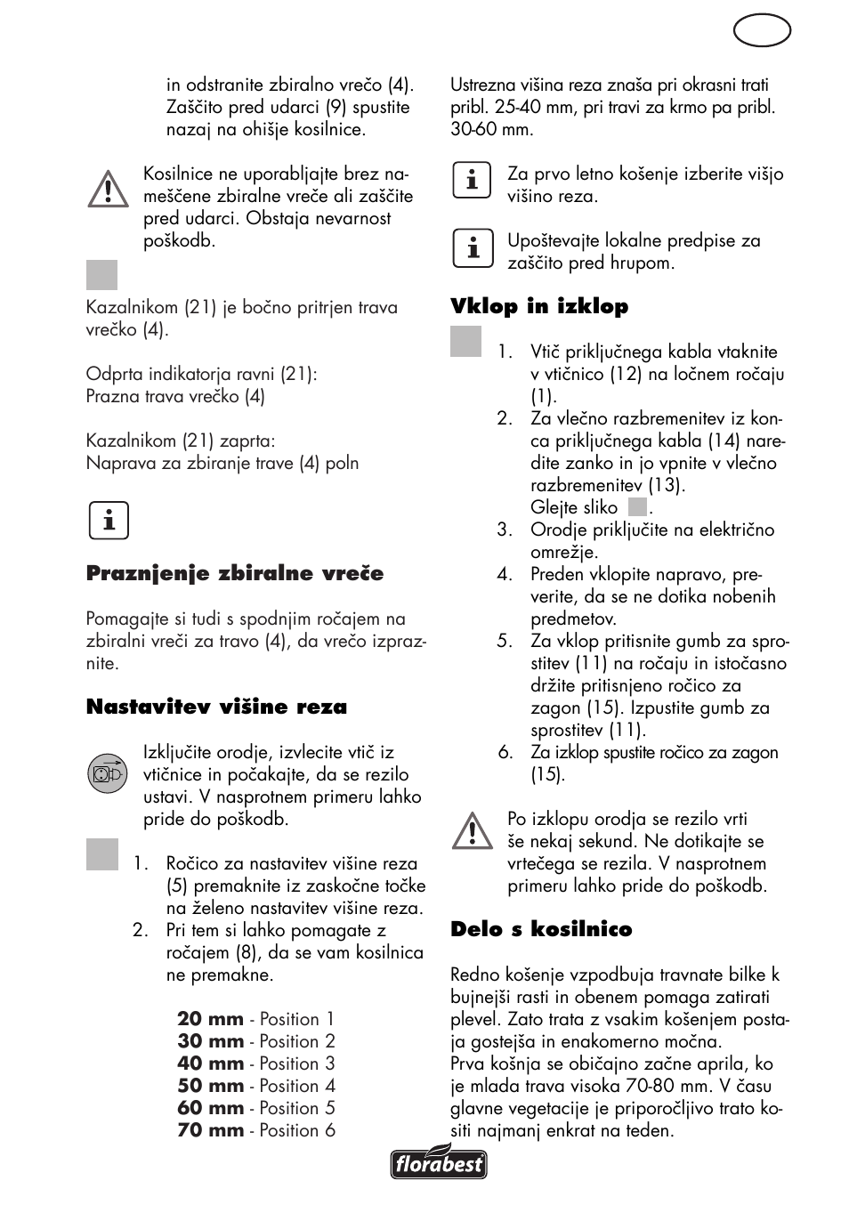 Florabest FRM 1800 B2 User Manual | Page 51 / 108