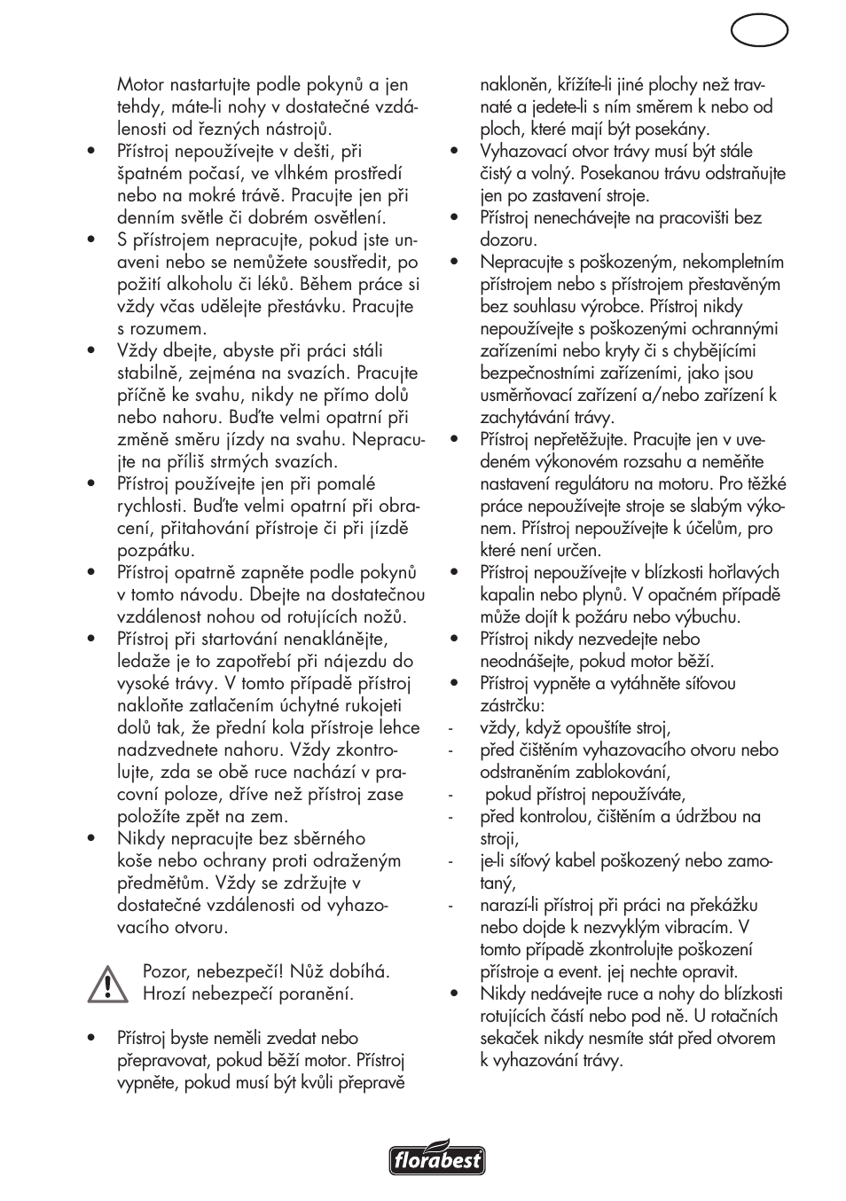 Florabest FRM 1800 B2 User Manual | Page 61 / 108