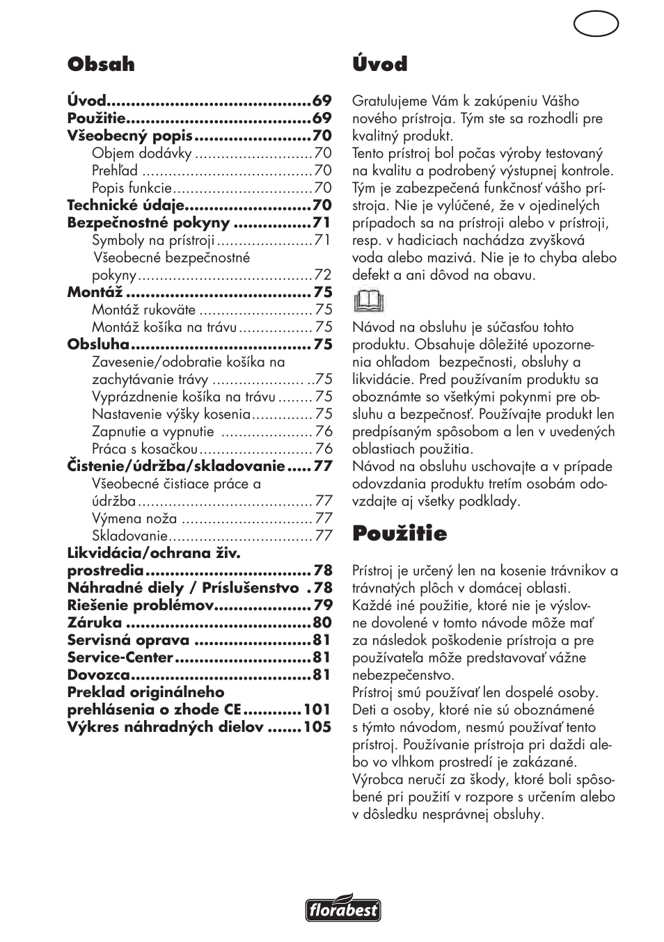 Florabest FRM 1800 B2 User Manual | Page 69 / 108
