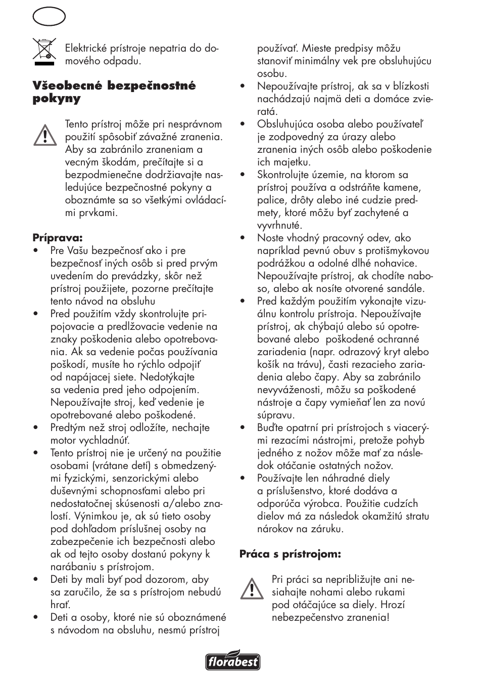 Florabest FRM 1800 B2 User Manual | Page 72 / 108