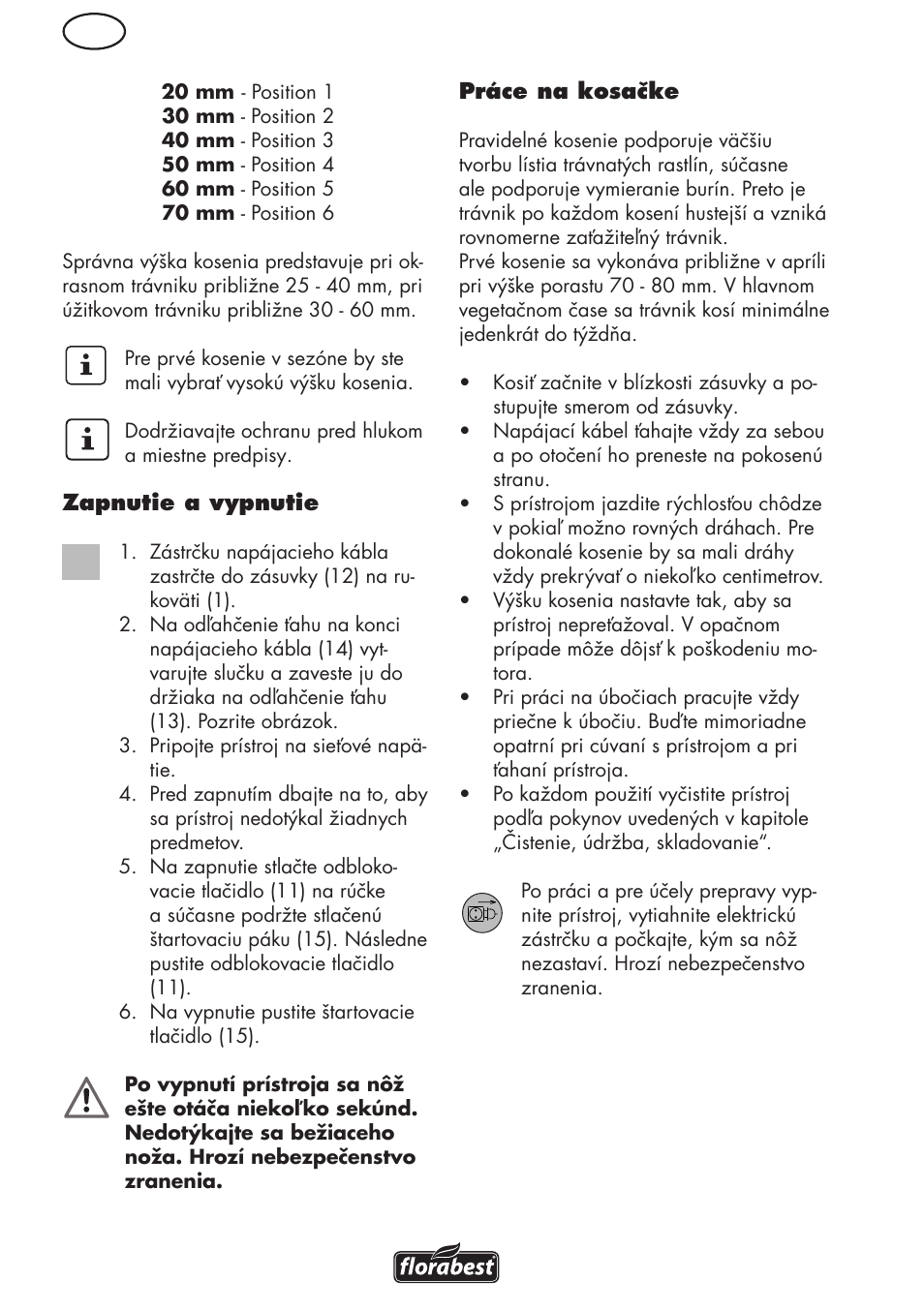 Florabest FRM 1800 B2 User Manual | Page 76 / 108