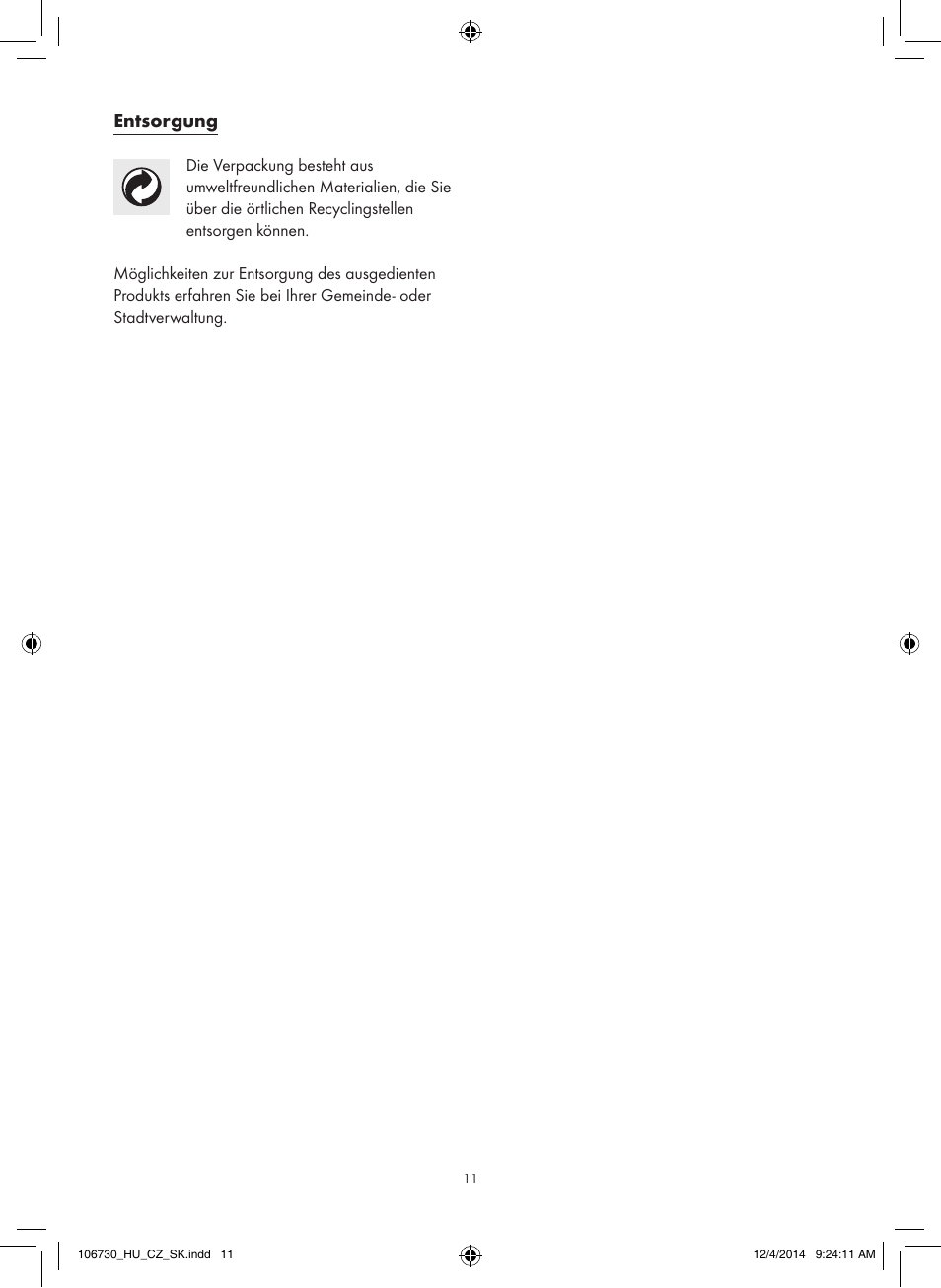 Florabest 106730-14-01 User Manual | Page 11 / 14