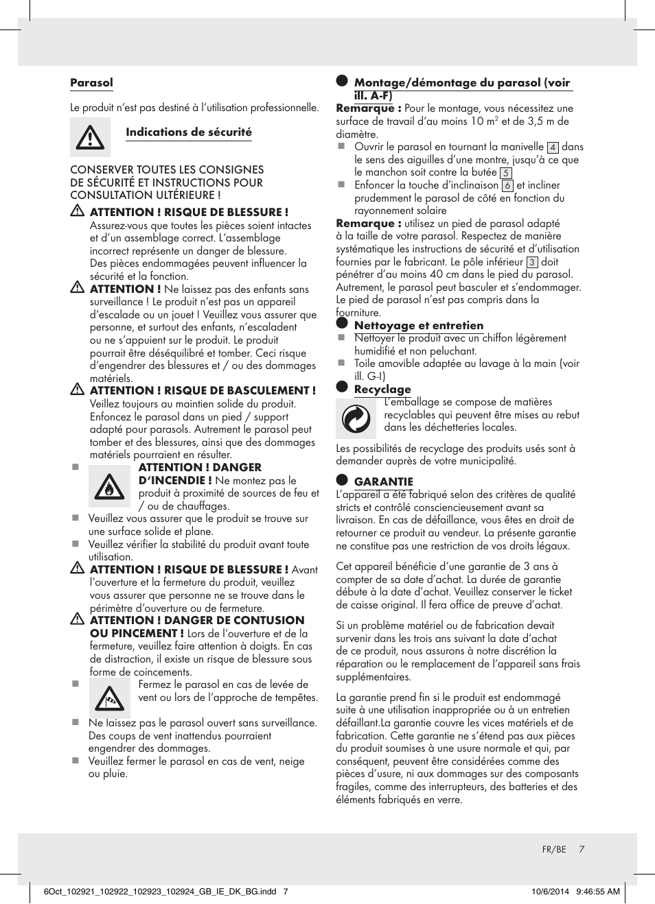 Florabest 102921-14-01 User Manual | Page 7 / 16