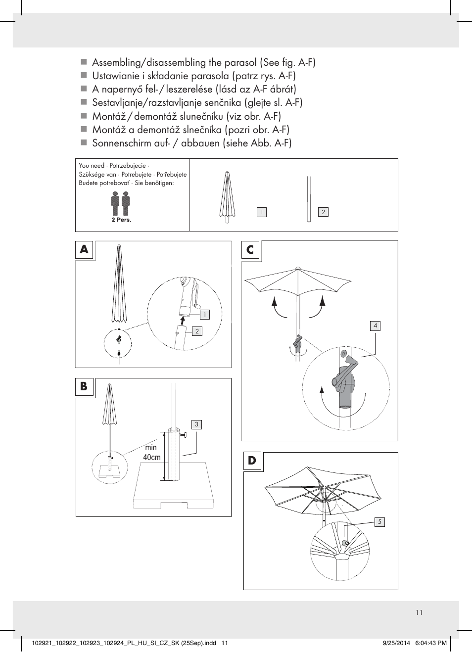 Florabest 102921-14-01 User Manual | Page 11 / 13