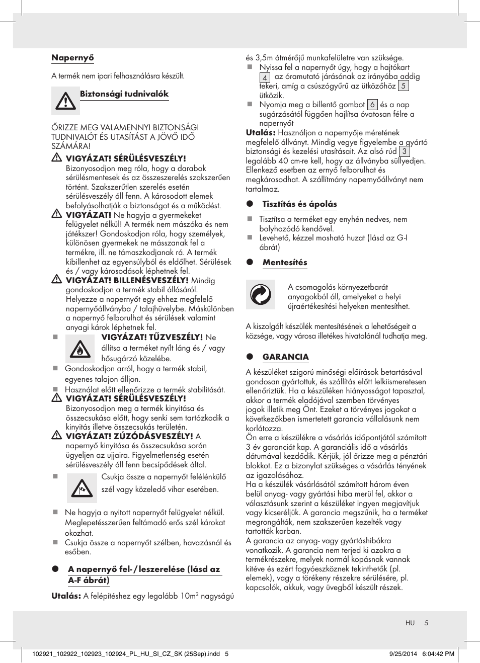 Florabest 102921-14-01 User Manual | Page 5 / 13