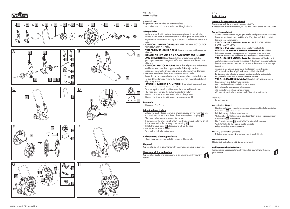 Florabest 103396-14-01 User Manual | 2 pages