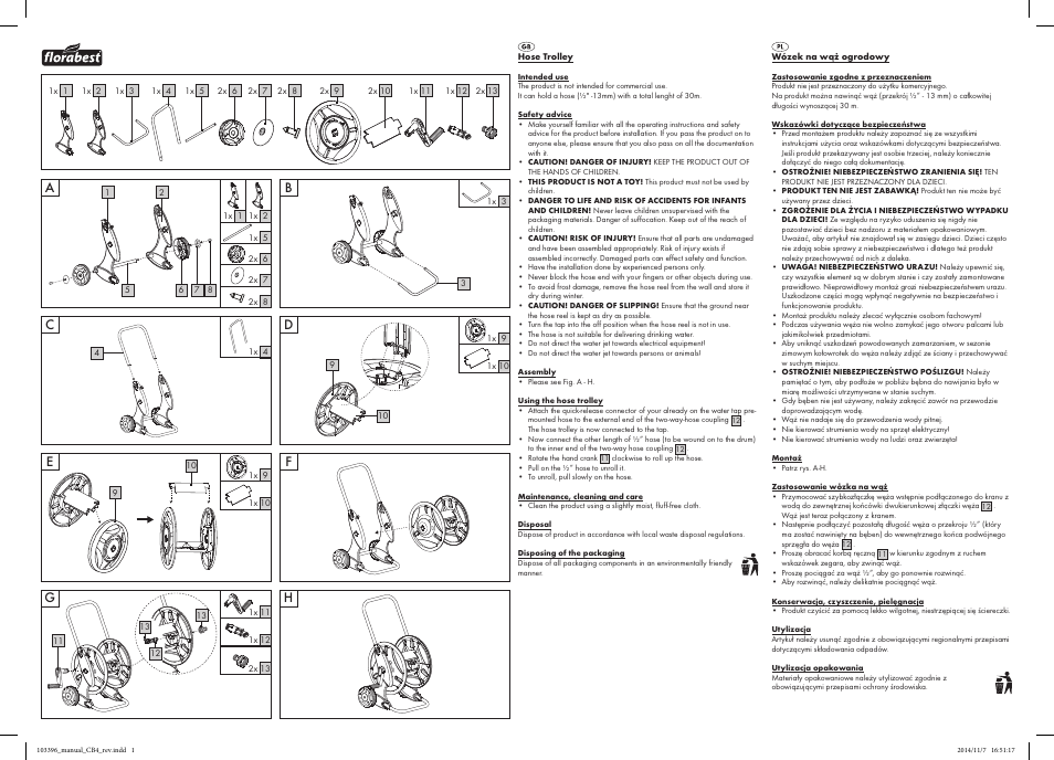 Florabest 103396-14-01 User Manual | 2 pages