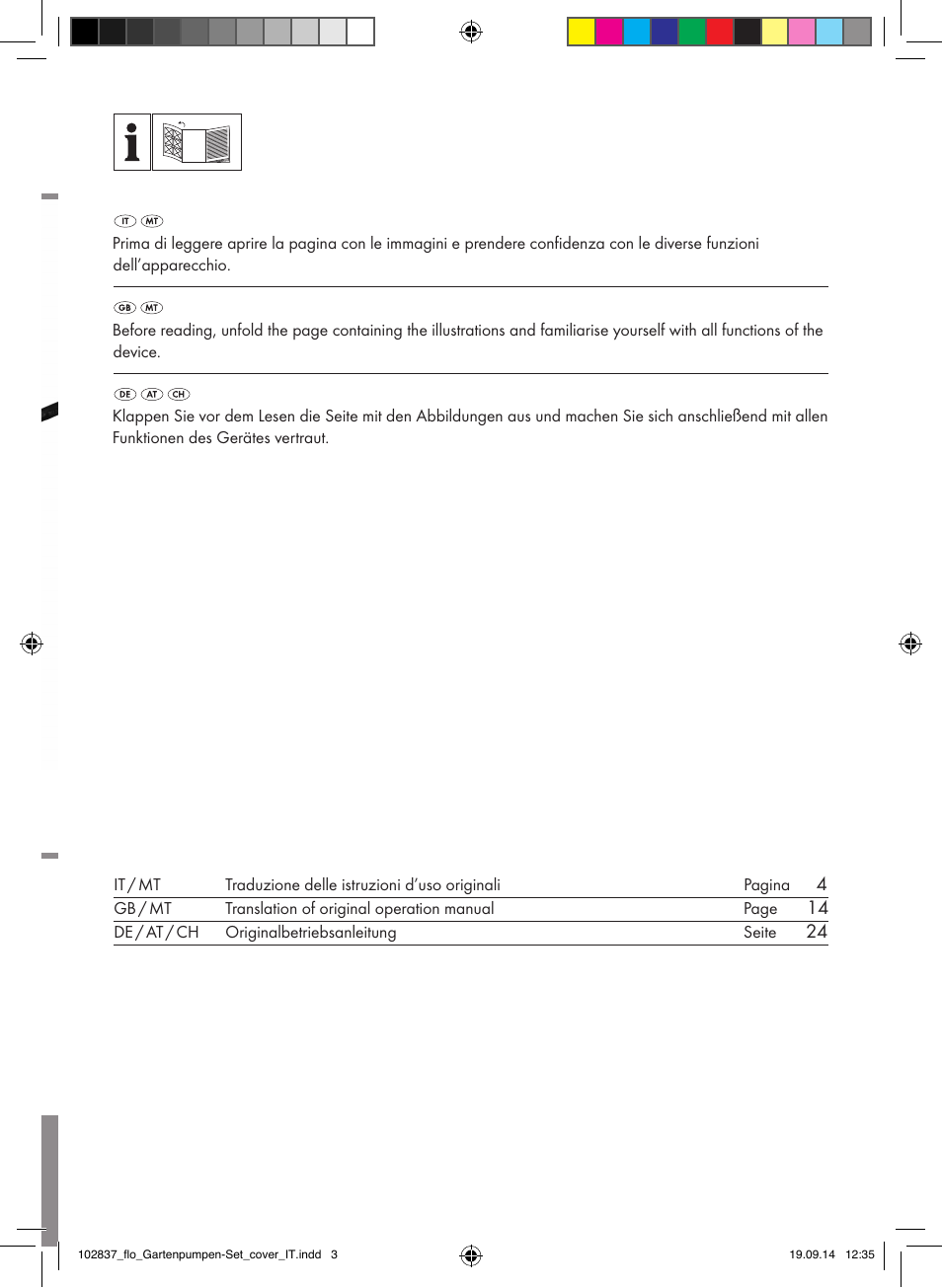 Florabest FGPS 1100 B2 User Manual | Page 2 / 40