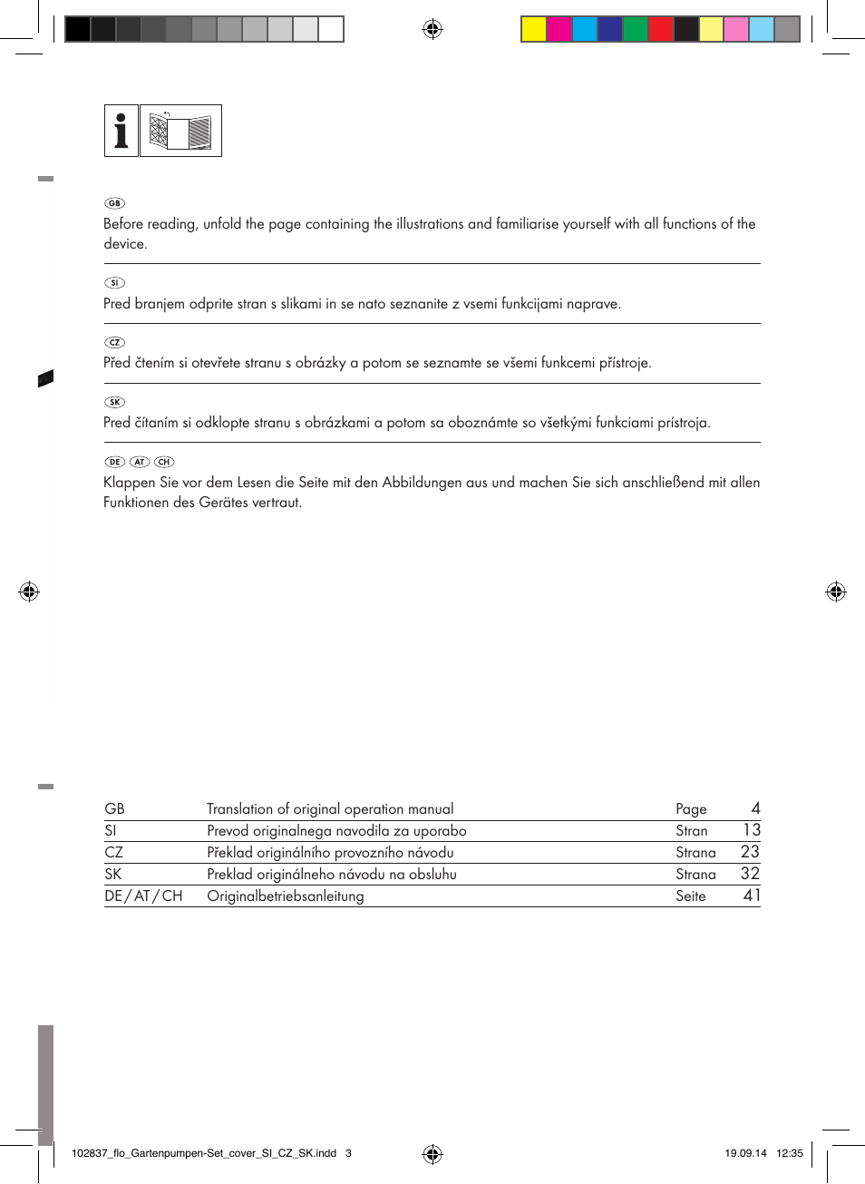 Florabest FGPS 1100 B2 User Manual | Page 2 / 60