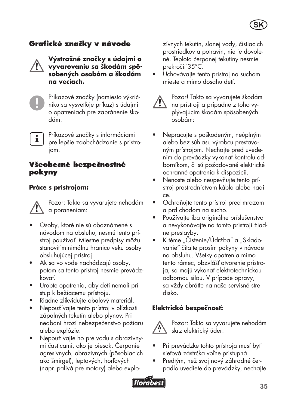 Florabest FGPS 1100 B2 User Manual | Page 35 / 60