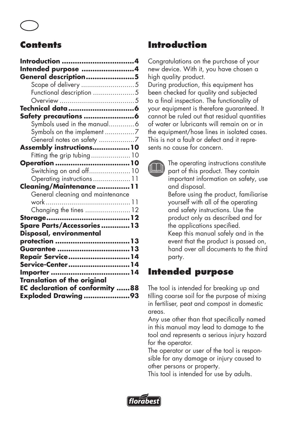 Florabest FGH 710 A1 User Manual | Page 4 / 94