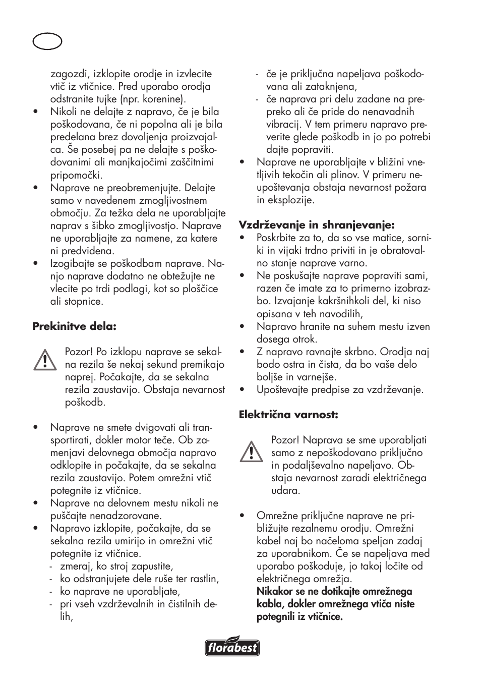 Florabest FGH 710 A1 User Manual | Page 44 / 94