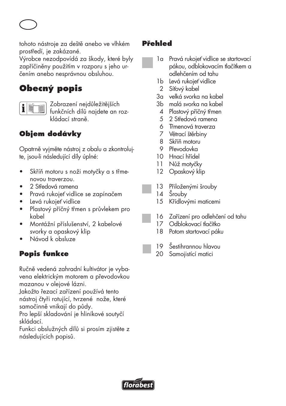 Obecný popis | Florabest FGH 710 A1 User Manual | Page 52 / 94