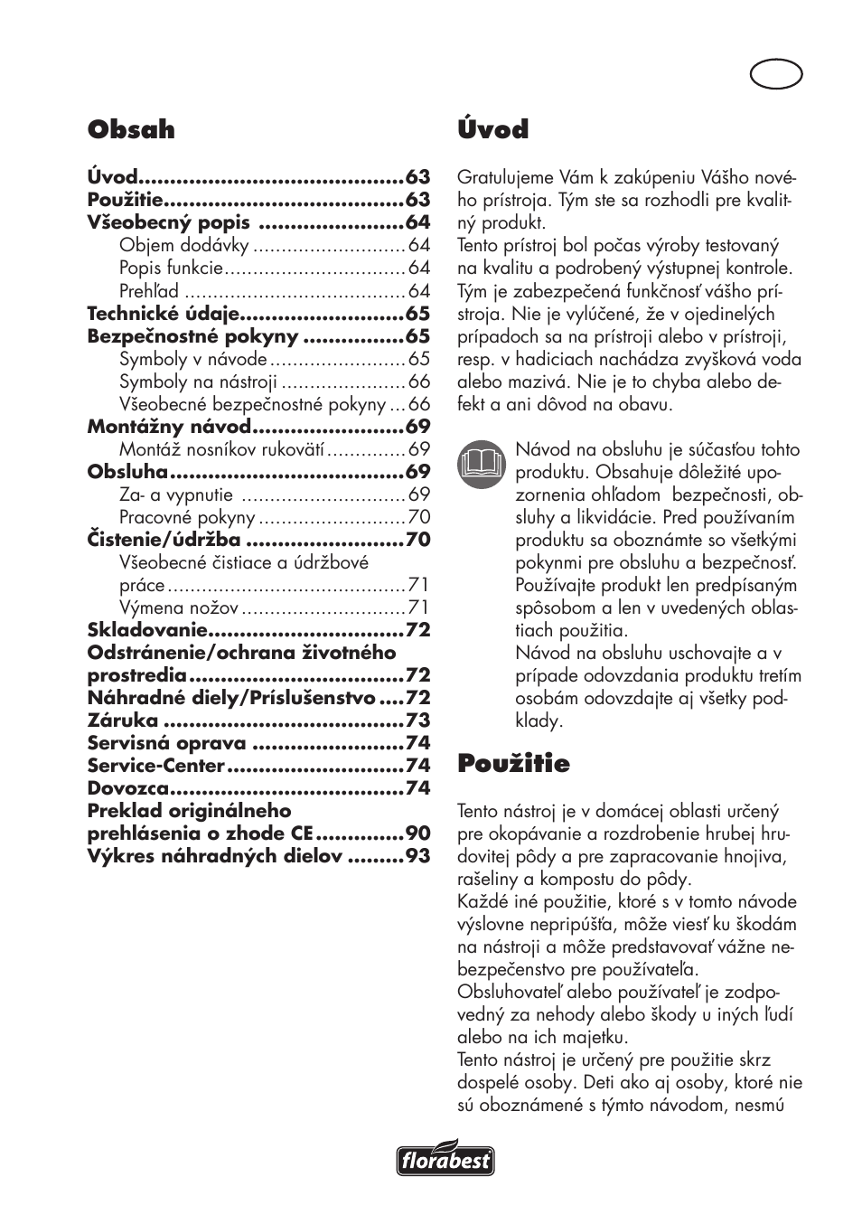 Florabest FGH 710 A1 User Manual | Page 63 / 94