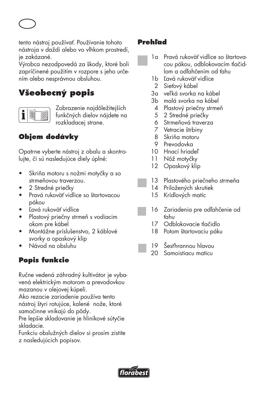 Všeobecný popis | Florabest FGH 710 A1 User Manual | Page 64 / 94