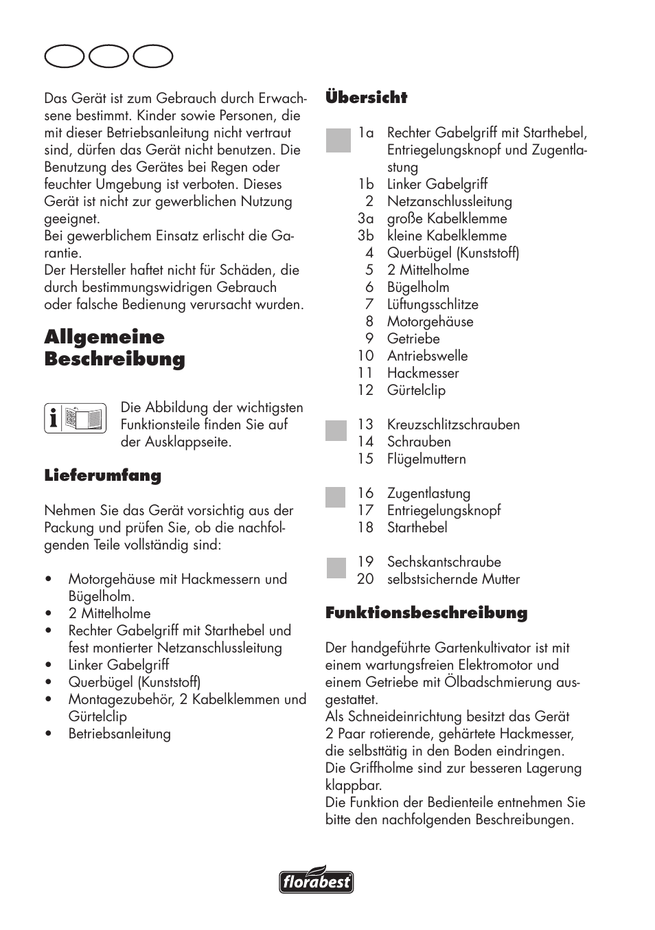 Allgemeine beschreibung, De at ch | Florabest FGH 710 A1 User Manual | Page 76 / 94
