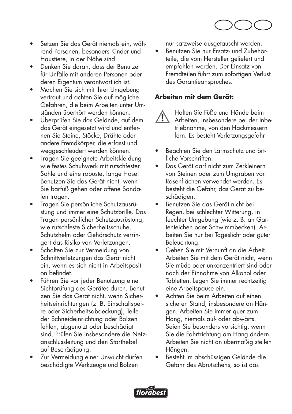 De at ch | Florabest FGH 710 A1 User Manual | Page 79 / 94