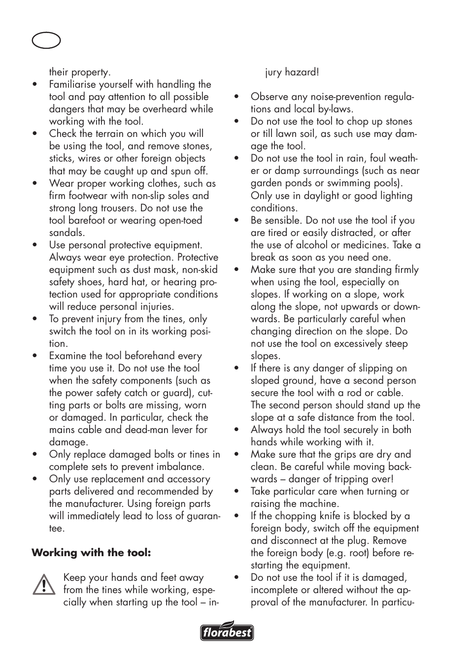 Florabest FGH 710 A1 User Manual | Page 8 / 94