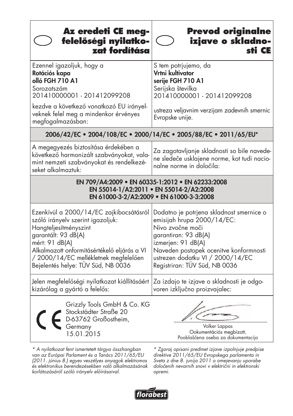 Si hu | Florabest FGH 710 A1 User Manual | Page 89 / 94