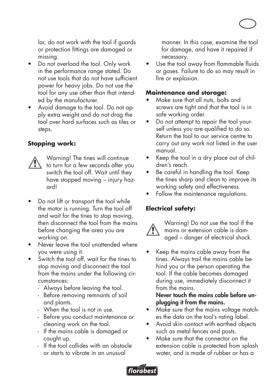 Florabest FGH 710 A1 User Manual | Page 9 / 94