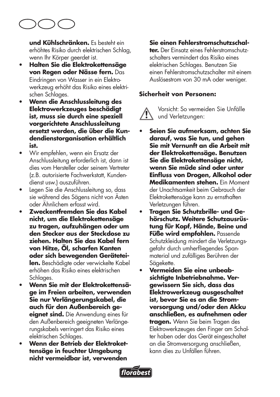 De at ch | Florabest FKS 2200 D2 User Manual | Page 10 / 108