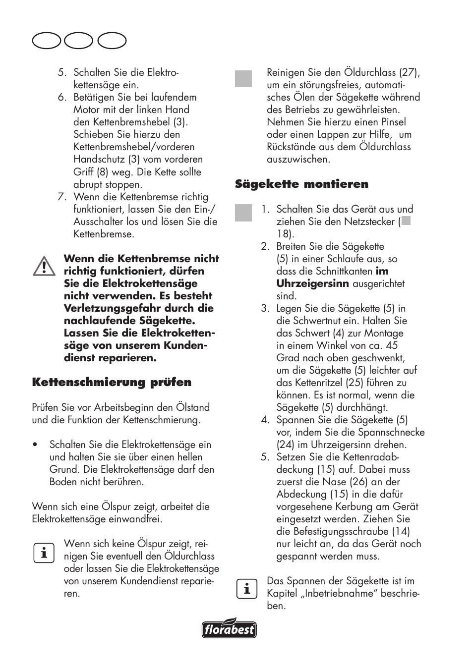 De at ch | Florabest FKS 2200 D2 User Manual | Page 18 / 108