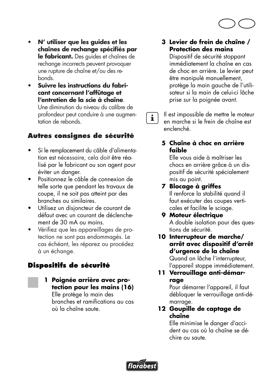 Ch fr | Florabest FKS 2200 D2 User Manual | Page 39 / 108