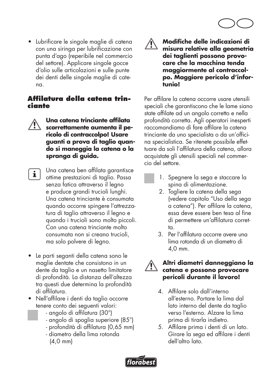 It ch | Florabest FKS 2200 D2 User Manual | Page 71 / 108