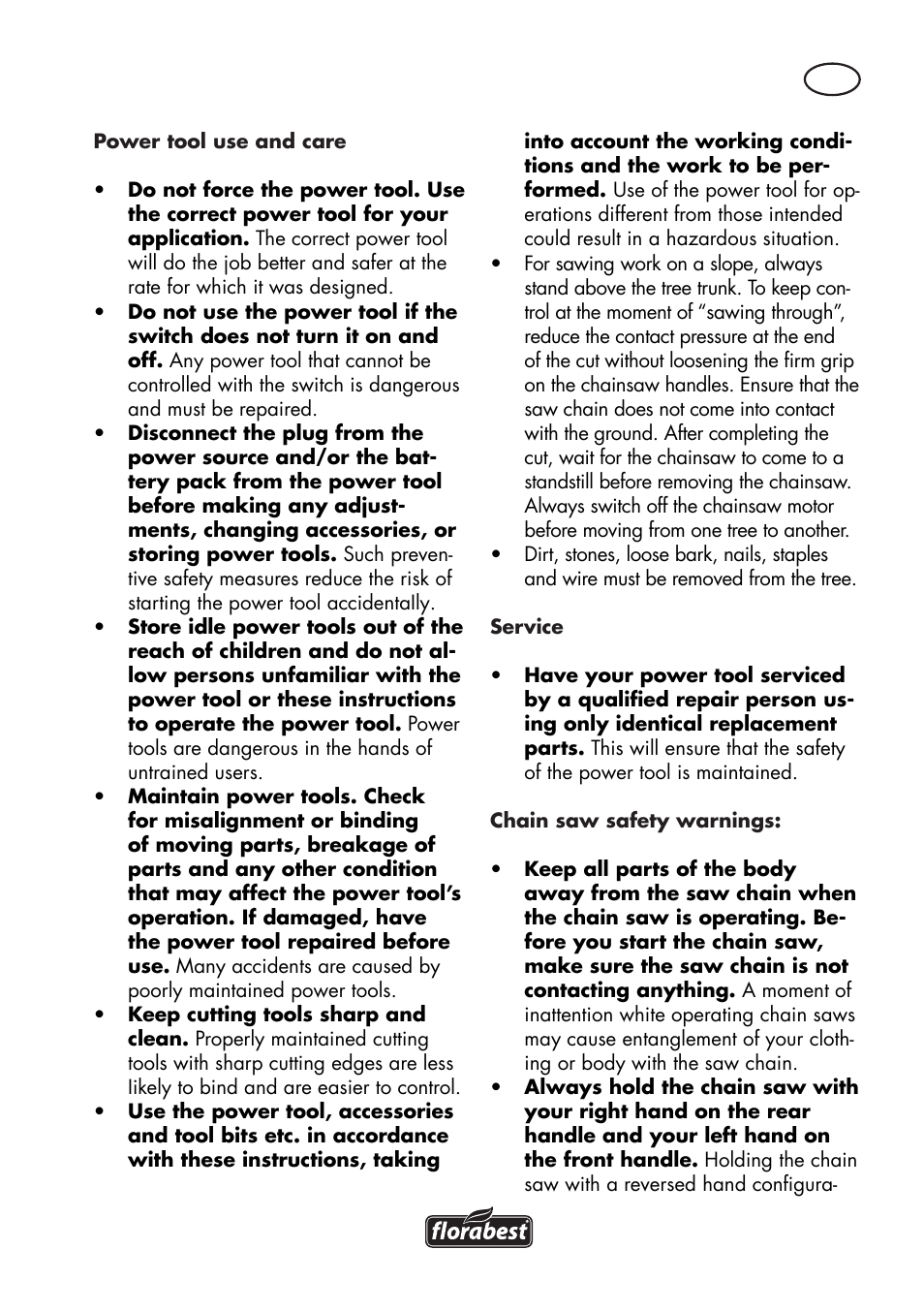 Florabest FKS 2200 D2 User Manual | Page 83 / 108